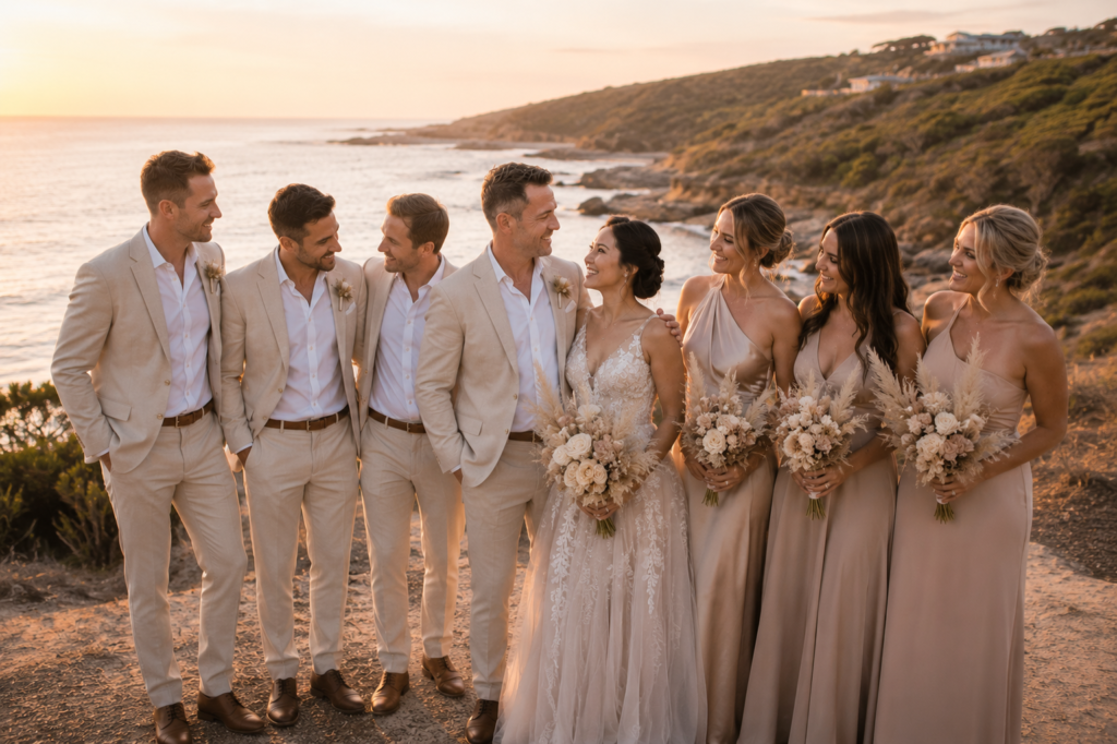 Yallingup wedding photography at sunset