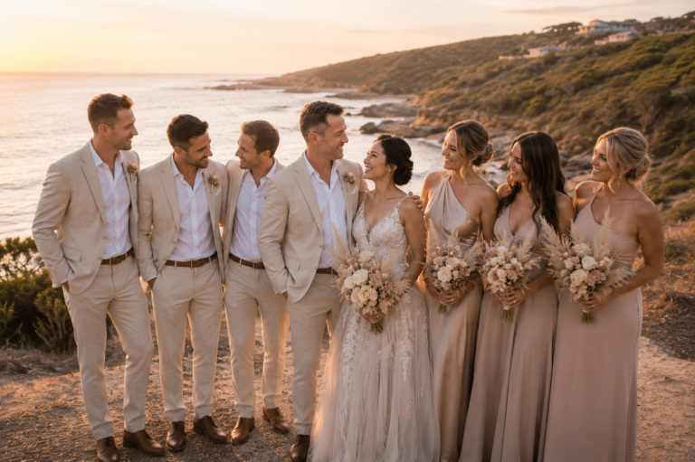 Yallingup wedding photography at sunset