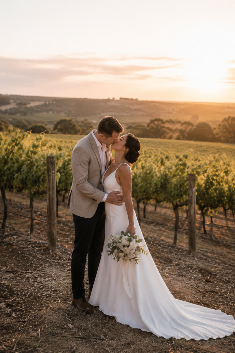 Margaret River wedding photography at winery venue